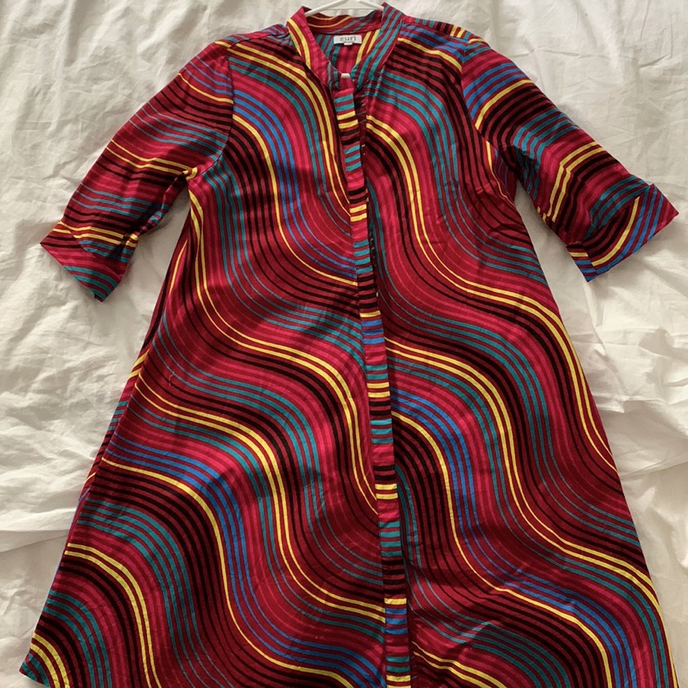 Zuri dress - colorful wavy awesomeness